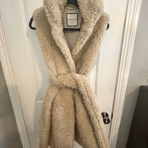 Bagatelle Soft Cream Faux Fur Vest